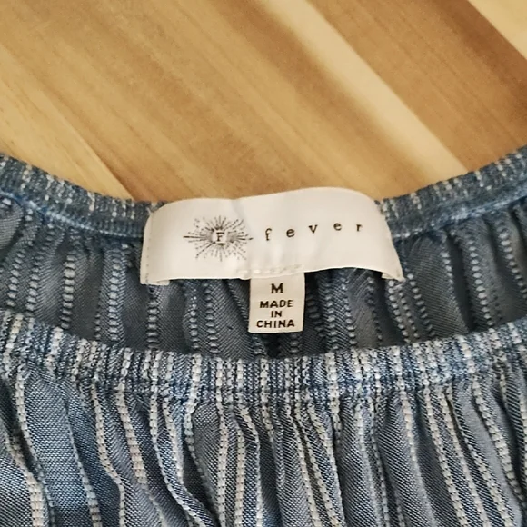 Blue Striped Blouse - Picture 2 of 4